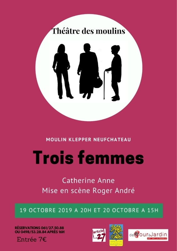 affiche trois femmes octobre 2019