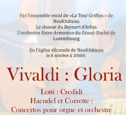 "Vivaldi : Gloria "  Concertos pour orgue et orchestre
