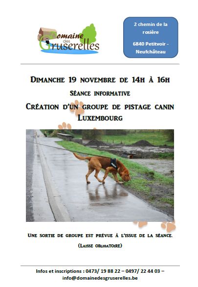 pistage canin